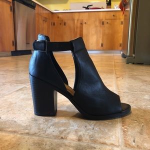 Black Chunky Booties